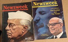 Newsweek 1964 1962 Rare Vintage Collectible Magazine NEWSTAND NO LABEL goodshape