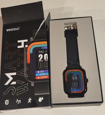 Vivitar Smart Watch 1.83  Touch Screen Waterproof  SMRTW20 Black