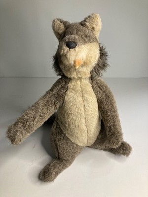 1982 Dakin Wolf Plüschtier nur Körper, ohne Schaffell oder Etikett