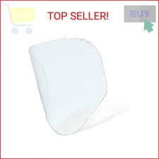 Uvex S8550 Clear Uncoated Replacement Visor, Polycarbonate