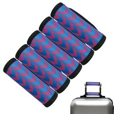 5 Pack Luggage Handle Wrap, Cute Luggage Tap Identifiers for Cruise Travel, S...
