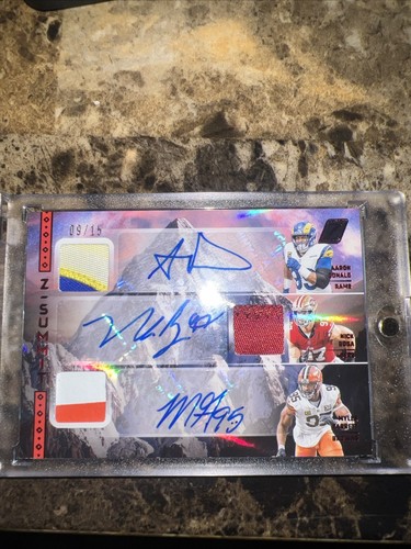 2024 Zenith Z Summit Triple Auto Patch Aaron Donald Nick Bosa Myles Garrett /15