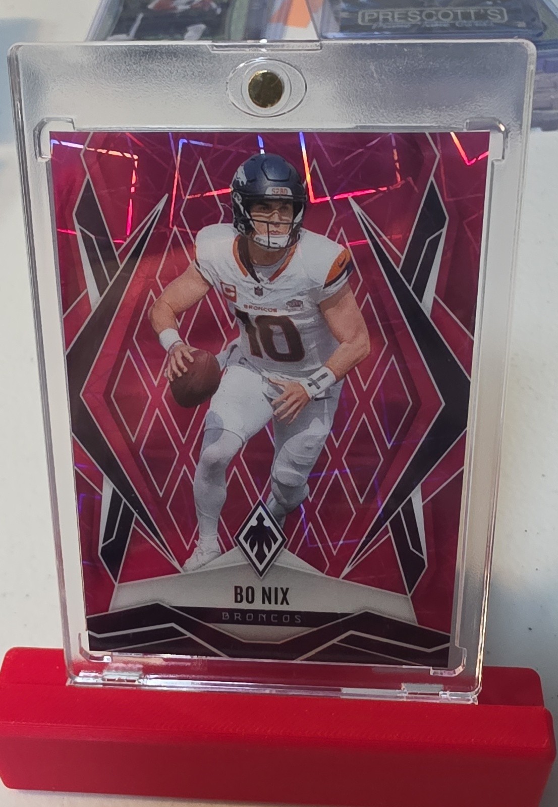2025 Panini Phoenix - Bo Nix #83 Pink Lazer /149