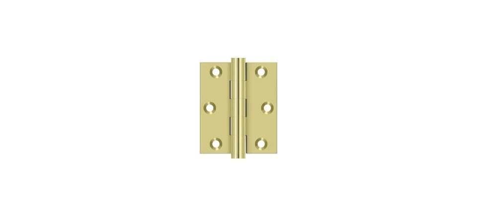 Deltana DSB3025U3 3" x 2-1/2" Screen Door Hinge in Polished Brass
