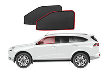 Genuine SNAPSHADES Front Door Shades for Isuzu MU-X 2nd Gen Front Door Car Wi...