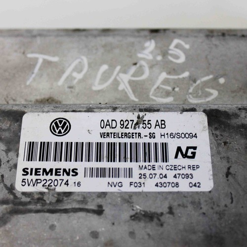 VW TOUAREG 7LA, 7L6, 7L7 Getriebesteuergerät 0AD927755AB 2.5 Diesel 2497614
