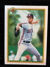 1990 Bowman Kevin Bearse Baseball Card #330 Cleveland Indians Pitcher