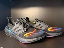 Adidas Ultraboost Boost Black Multicolour Running Shoes