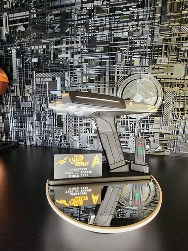 Star Trek Strange New Worlds! Type 2 Phaser Prop (Color: Polished Steel) Cosplay