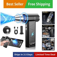 Aggiornato, Spolverino ad Aria Compressa 360.000 RPM con Motore Brushless, Luce LED,...