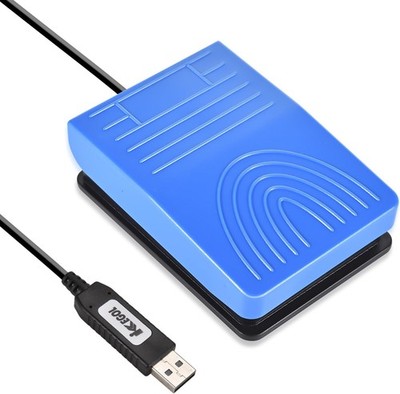 [Upgraded] iKKEGOL USB Foot Pedal Switch Video Game PC Hands Free Footswitch One