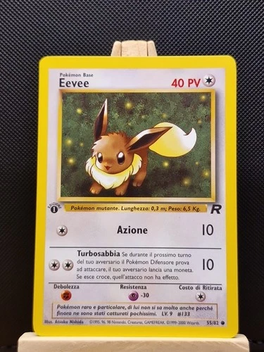 Pokemon 2000 WOTC Italian 1st Edition Team Rocket Eevee 51/64 - Near Mint