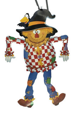 Vintage Current Inc. 90 s Halloween  Die Cut  31  Jointed Scarecrow USA