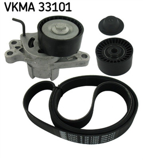 V-Ribbed Belt Set SKF VKMA 33101 Fits Citroen Peugeot 206 Berlingo Berlingo - Image 12