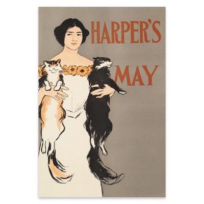 Harpers May 1896   Edward Penfield Poster Wandkunst