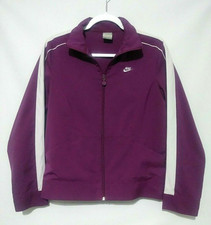 Nike Jacket Women  s Medium Dri-Fit Running Light Weight Pockets Purple