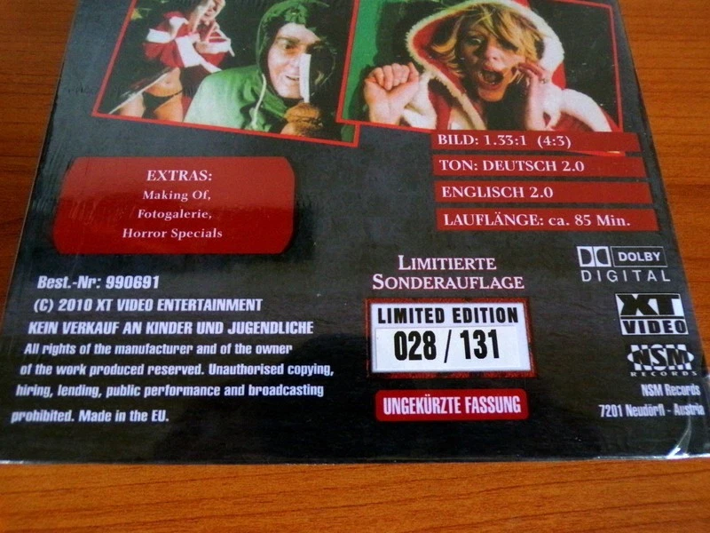 Don't open till Christmas Uncut large Hardbox Limited Edition Gore Horror Fun !! - Image 4 of 4
