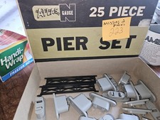 ATLAS N SCALE 25 PIECE PIER SET (23 ACTUALLY)...