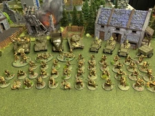 Bolt Action Huge American Army Rangers Lot WW2 Painted W/ Tanks And Jeeps Plus