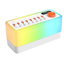 White Noise Sleep Sound Machine with 8 , Portable Bluetooth7321