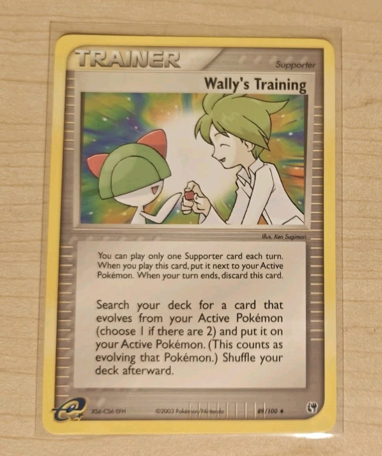 Pokemon TCG Wally's Training 89/100 Sandstorm Regular Mint Card