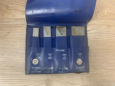 Brown & Sharpe 599-673-10 Adjustable Parallel Set with Blue Pouch
