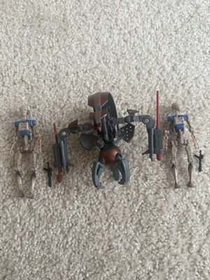 Droideka & 2 Battle Droid Star Wars Figurines