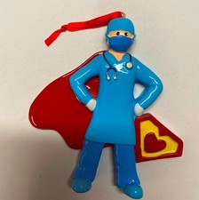 Super Doctor Pandemic Corona Personalized Christmas Ornament