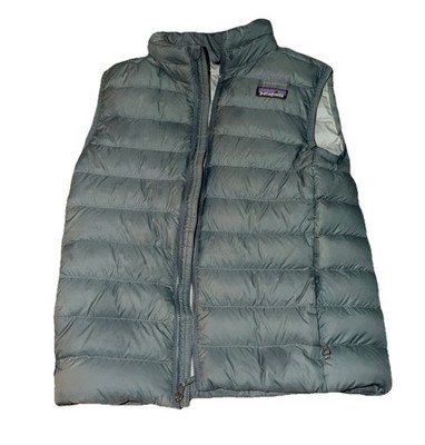 Patagonia Kids Down  Vest Kids Green Medium Size 10
