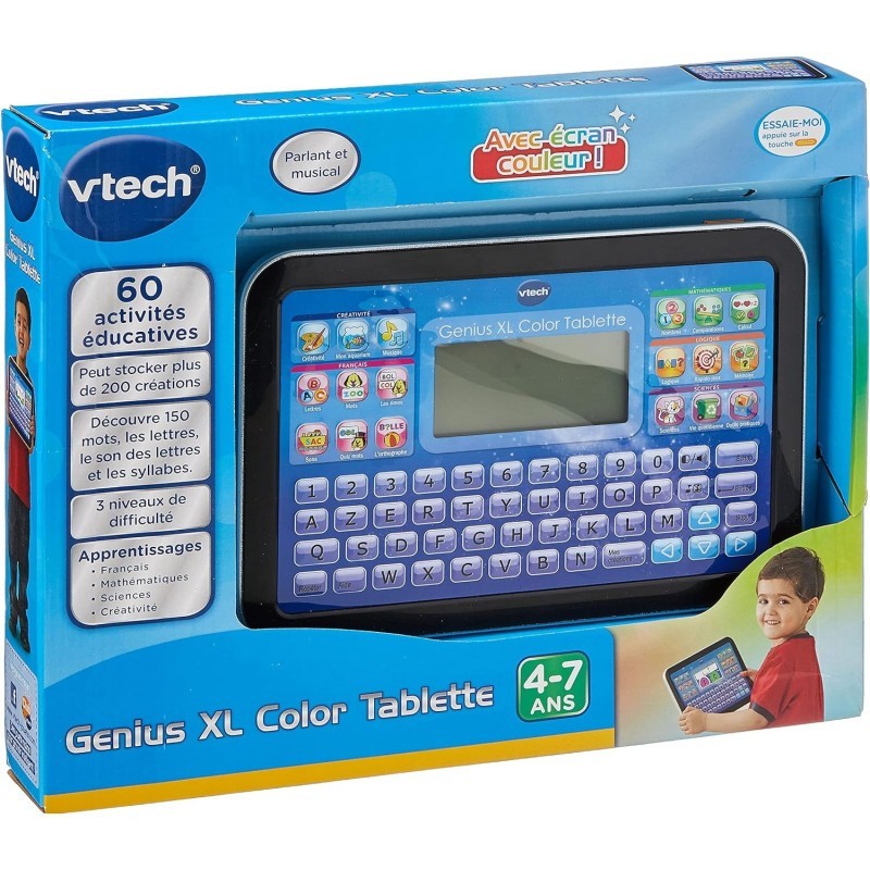 Tablette Genius XL Bleue Vtech neuve pour l'apprentissage des enfants