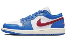 Jordan 1 Low Sport Blue Gym Red W for sale - eBay