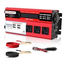 1000W Power Inverter 12V DC Volt to 110V AC Car Inverter with LCD Screen