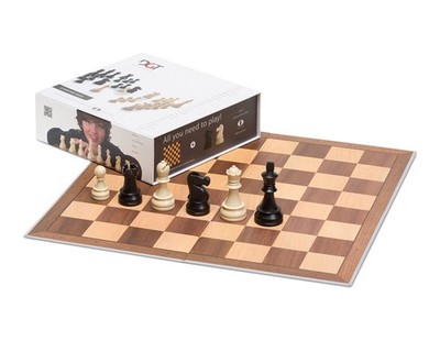 DGT Schach Starterbox grau (Figuren und Brett) (UK)