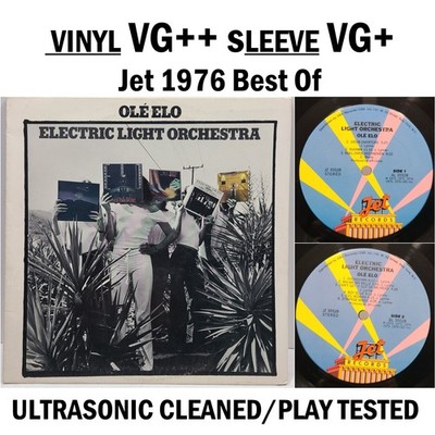 Electric Light Orchestra Ole ELO LP Jet 1976 VG+ Vinyl Best of Greatest Hits