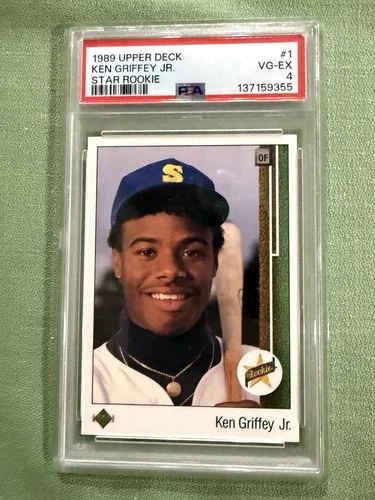 1989 Upper Deck - Star Rookie Ken Griffey Jr #1 (RC) PSA 4