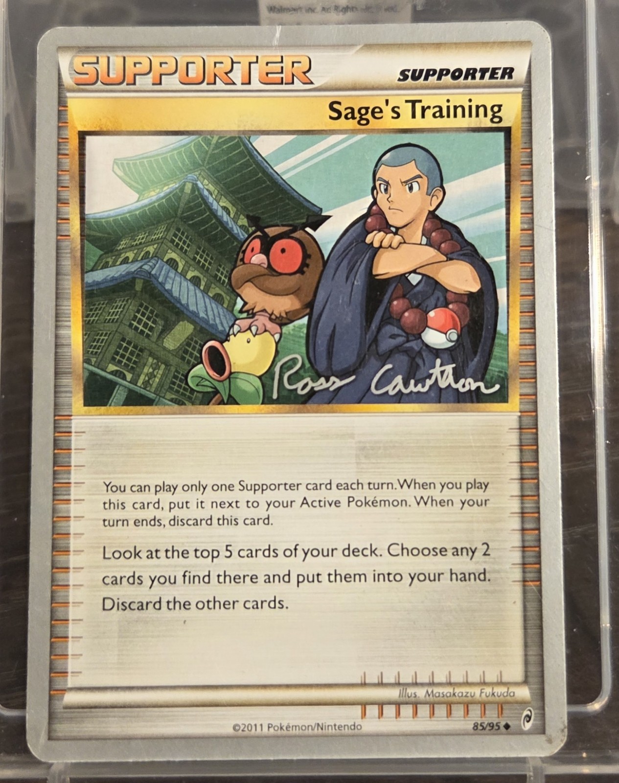 Sage's Training #85 Pokemon 2011 World Championship UNC WoTC Good - Pokémon Card