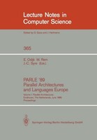 Parle '89 - Parallel Architectures And Languages Europe Eddy Odijk