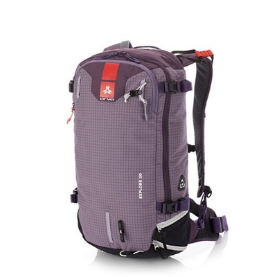 Rucksack Skifahren Bergsteigen Freeride ARVA Explore 20 Violet