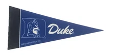 NCAA Duke Blue Devils  Mini Pennant 4”x9" Wall Decor Flag Banner