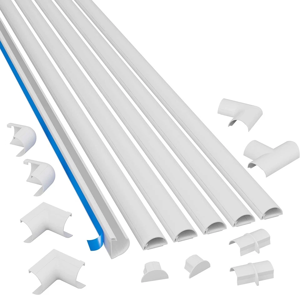 易于安装的半圆线保护套套件 - 30 英尺样式和功能 — 第 3/4 张图片