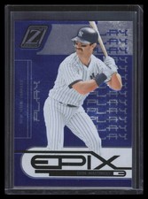 2005 Zenith Epix Blue Play 21 Don Mattingly 84/500