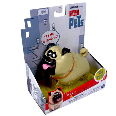 The Secret Life Of Pets Mel Pug Walking Talking Interactive Toy Dog Kids Toys 4+