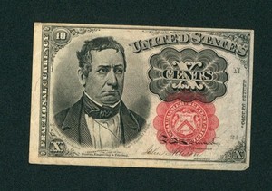 10¢ ((XF)) Fourth Issue Fractional Note ** PAPER CURRENCY AUCTION