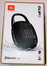 BRAND NEW SEALED IN BOX JBL CLIP 5 Portable Bluetooth Waterproof Speaker 🎶