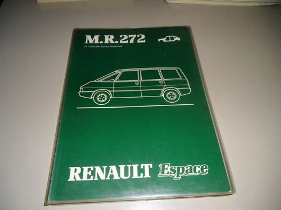 Manual de Instrucciones Carrocería Renault Espace Julio 1984 - Imagen 1 de 1