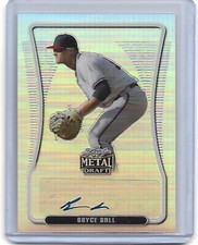 Bryce Ball 2020 Leaf Metal Chrome Draft Refractor RC Auto Rookie SP Autograph