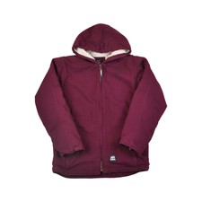Vintage Berne Workwear Active Jacket Sherpa Lined Purple Ladies Xs