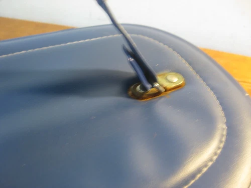 Vintage Australian LISABETH Blue Beauty Case (1960s) Made Sydney - Picture 11 of 14