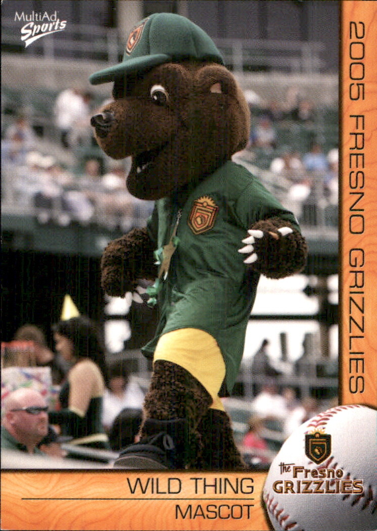Wild Thing 2005 MultiAd Fresno Grizzlies 36 RC Card eBay