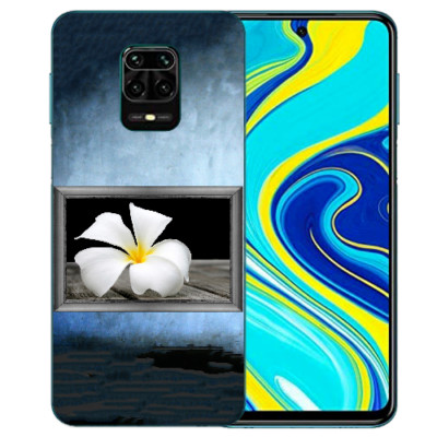Xiaomi Redmi Note 9 Pro Max Schutzhülle TPU Tasche Silikon Case Orchidee Foto